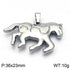 Off To The Races - Necklace - Pure 316L Surgical Grade Stainless Steel - Free Box Packaging