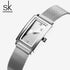 Shengke Classic - Women's Watch - Classic Silver - Adjustable Steel Strap - 1 Year Warranty - Free Box Packaging!