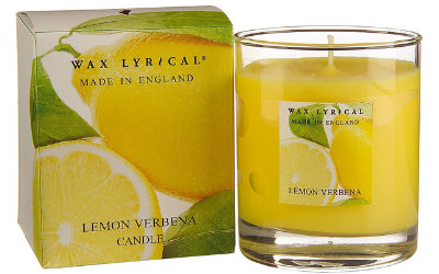 Lemon Verbena - Scented Candle by Wax Lyrical - Made in England - Includes a Free SHOOK Carry Bag