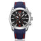 Megir - Men's Watch - 1 Year Warranty - Silicon Strap - Chronograph - 3 ATM Water Resistant