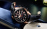 Megir - Men's Watch - 1 Year Warranty - Genuine Leather Strap - Chronograph - 3 ATM Water Resistant