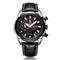 Megir - Men's Watch - 1 Year Warranty - Genuine Leather Strap - Chronograph - 3 ATM Water Resistant