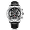 Megir - Men's Watch - 1 Year Warranty - Genuine Leather Strap - Chronograph - 3 ATM Water Resistant