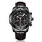 Megir - Men's Watch - 1 Year Warranty - Genuine Leather Strap - Chronograph - 3 ATM Water Resistant