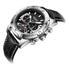Megir - Men's Watch - 1 Year Warranty - Genuine Leather Strap - Chronograph - 3 ATM Water Resistant