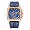 Megir - Men's Watch - 1 Year Warranty - Genuine Leather Strap - Chronograph - 3 ATM Water Resistant