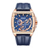 Megir - Men's Watch - 1 Year Warranty - Genuine Leather Strap - Chronograph - 3 ATM Water Resistant