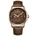 Naviforce Modern Bronze & Rose Gold! - Genuine Leather! - 1 Year Warranty! - Day Date Function!