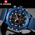 Naviforce Army Steel Analog + Digital! - Adjustable Strap! - 1 Year Warranty!