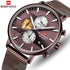 Naviforce Men's Army Combat Pattern! - Adjustable Steel Strap! - Chronograph! - 1 Year Warranty!