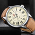 Naviforce Men's Classic Brown! - Roman Numbers! - Genuine Leather! - 1 Year Warranty! - Water Resistant! - Free Gift Packaging!