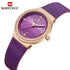 Women's Classic Violet Steel with Crystals - Limited Edition! - 1 Year Warranty