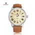 Naviforce Men's Classic Brown! - Roman Numbers! - Genuine Leather! - 1 Year Warranty! - Water Resistant! - Free Gift Packaging!
