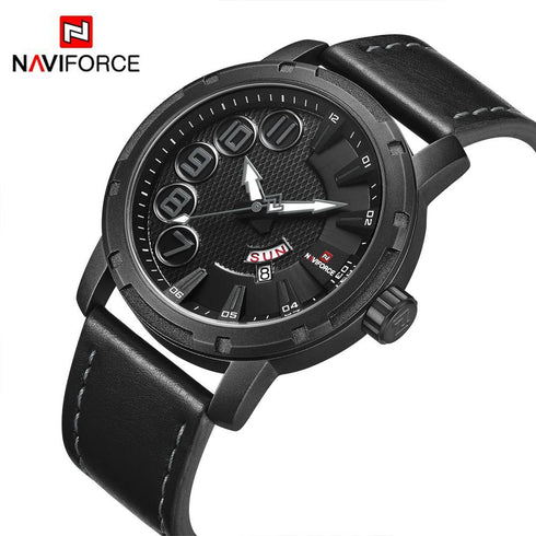 2019 Naviforce All Black with Black Numbers - 1 Year Warranty