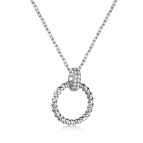 I Dream of Gold Necklace - Pure Stamped Sterling Silver (Chandi) + Certificate - 5A Cubic Zircon