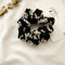Black Daisy Hair Tie - Trendy