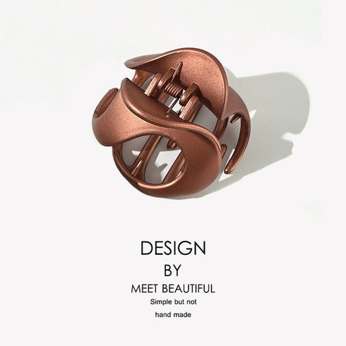 Coffee Color - Hair Clip - Trendy!