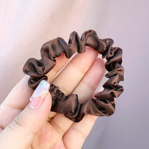 Coffee Brown - Elastic Hair Pony - Trendy!