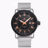 Naviforce Black & Steel! – Rose Gold Roman Numbers! – Adjustable Steep Strap! – 1 Year Warranty!