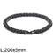 Niovani Tennis Bracelet! - Black Gold Plated! - Black AAA+ Cubic Zirconia! - Sparkling! - Free Box Packaging!