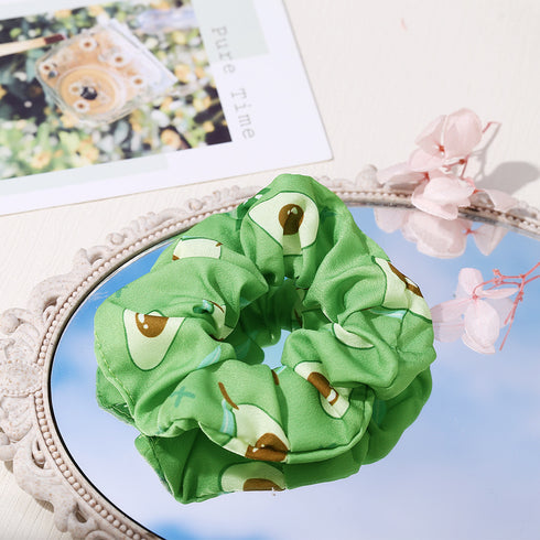 Hair Scrunchy - Silky - Fresh Avocado - Trendy