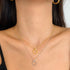 I Dream of Gold Necklace - 18K Gold Plated - Pure Stamped Sterling Silver (Chandi) + Certificate - 5A Cubic Zircon