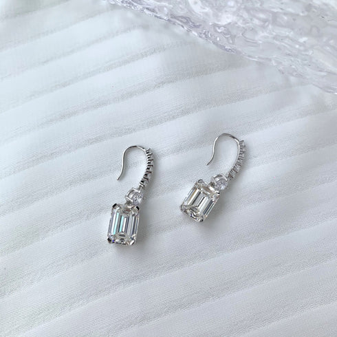 Constellation Earrings - Pure Stamped Sterling Silver (Chandi) - 5A Cubic Zircon + Certificate