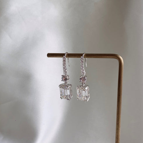 Constellation Earrings - Pure Stamped Sterling Silver (Chandi) - 5A Cubic Zircon + Certificate