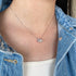 Modern Renaissance Necklace (Diamond White) - Pure Sterling Silver (Chandi) - Cubic Zircon