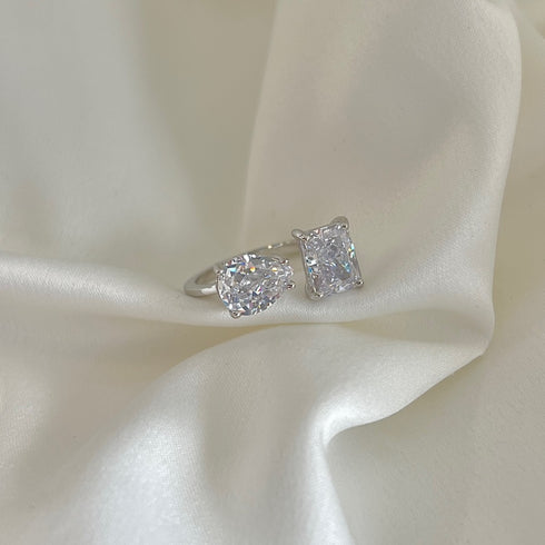 Modern Renaissance - Adjustable Ring - Pure Sterling Silver (Chandi) - Free Box Packaging