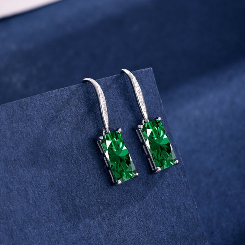 Amelia Earrings - Pure Sterling Silver (Chandi) - 5A Cubic Zircon