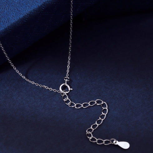 Victoria Necklace (Ruby Red) - Pure Stamped Sterling Silver (Chandi) + Certificate - 5A Cubic Zircon
