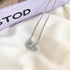 Modern Renaissance Necklace (Diamond White) - Pure Sterling Silver (Chandi) - Cubic Zircon
