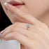 Vivid Ring - Adjustable - Pure Sterling Silver (Chandi) - Cubic Zircon