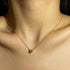 Milan Necklace - Genuine Gold Plating - Pure Stamped Sterling Silver (Chandi) + Certificate - 5A Cubic Zircon