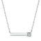 Essential Sparkle Necklace - Pure Stamped Sterling Silver (Chandi) + Certificate - 5A Cubic Zircon