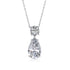 Diamond Illusion Necklace - Pure Sterling Silver (Chandi) - Cubic Zircon