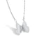 Butterfly Necklace - Pure Stamped Sterling Silver (Chandi) + Certificate - 5A Cubic Zircon