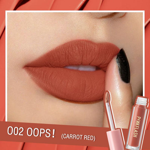 Pinkflash - Melting Matte Lipcream Carrot Red - Original & Imported