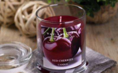 Red Cherries - Scented Candle by Wax Lyrical - Made in England - Includes a Free SHOOK Carry Bag