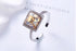 Ring of Elizabeth! (Majestic Brown) - Adjustable Size! - Rhodium Plated ! - with European Crystals! - Free Box Packaging!