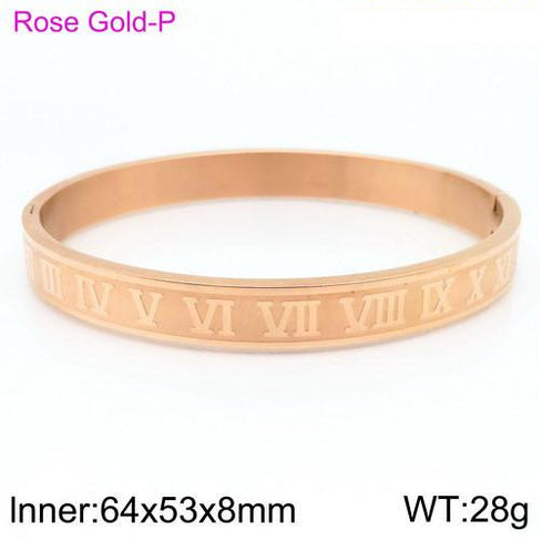 Majesty Bracelet! - Pure Rose Gold Plated Over 316L Stainless Steel! - Free Box Packaging!