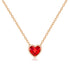 Eternal Love Necklace - Rose Gold Plated - Pure S925 Sterling Silver (Chandi) - Embellished with Genuine European Crystals