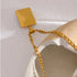 Vintage Stone Necklace - 18K Genuine Gold Plated over Pure Stainless Steel! - Chic Design! - Free Box Packaging!