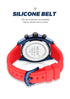 Megir - Men's Watch - 1 Year Warranty - Silicon Strap - Chronograph - 3 ATM Water Resistant