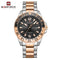 Naviforce Tribute - Men's Watch - Rose Gold & Black - Water Resistant! - 1 Year Warranty!