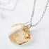 She Shells - 925 Stamped Sterling Silver (Chandi) Necklace - Genuine European Crystals! - Free Gift Packaging!
