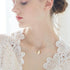 She Shells - 925 Stamped Sterling Silver (Chandi) Necklace - Genuine European Crystals! - Free Gift Packaging!