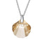 She Shells - 925 Stamped Sterling Silver (Chandi) Necklace - Genuine European Crystals! - Free Gift Packaging!