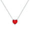 Eternal Love Necklace - Pure S925 Sterling Silver (Chandi) - Embellished with Genuine European Crystals - Free Box Packaging!